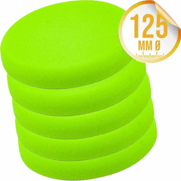 Liquid Elements Pad Man V2 Polierpad 125mm grün 5er Set