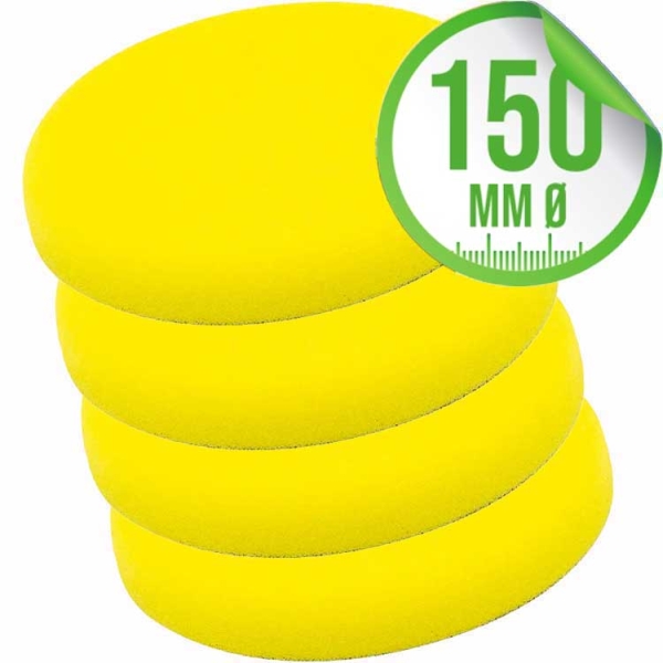Liquid Elements Pad Man V2 Polierpad 150mm gelb 4er Set