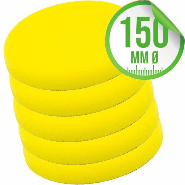 Liquid Elements Pad Man V2 Polierpad 150mm gelb 5er Set