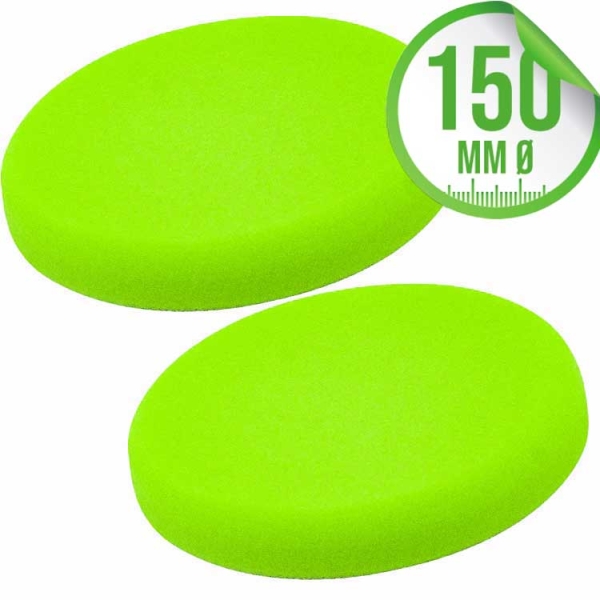 Liquid Elements Pad Man V2 Polierpad 150mm grün 2er Set