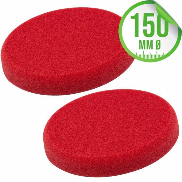 Liquid Elements Pad Man V2 Polierpad 150mm rot 2er Set
