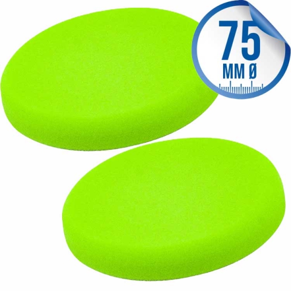 Liquid Elements Pad Man V2 Polierpad 75mm grün 2er Set