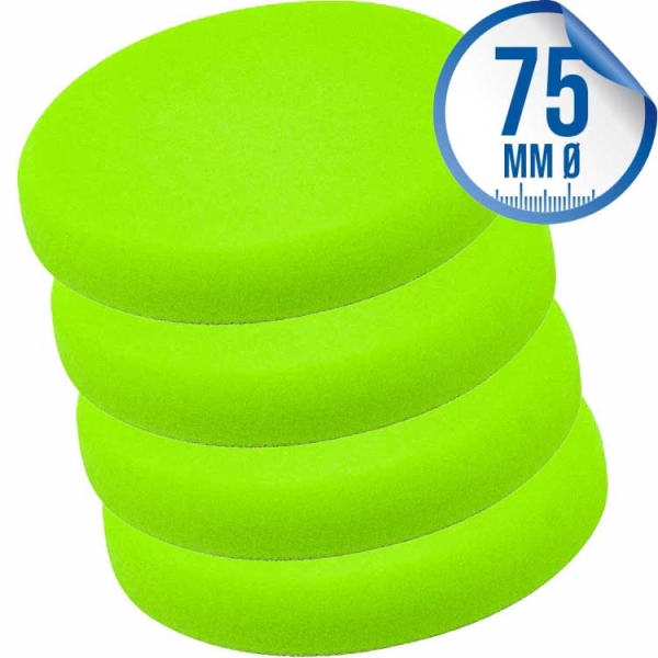 Liquid Elements Pad Man V2 Polierpad 75mm grün 4er Set
