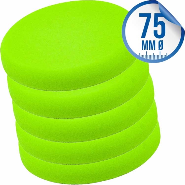 Liquid Elements Pad Man V2 Polierpad 75mm grün 5er Set