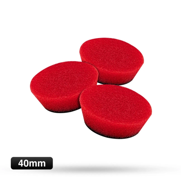 Liquid Elements Pad Boy V2 Advanced - Polierpad 40mm rot - 3er Set