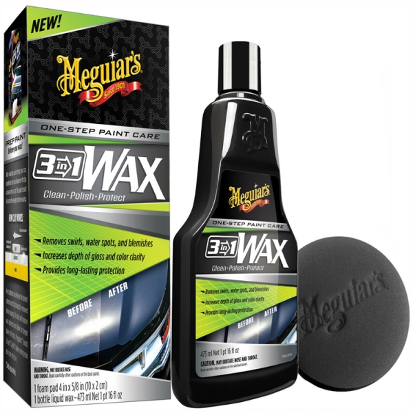 Meguiars 3in1 Wax Autowachs 473ml