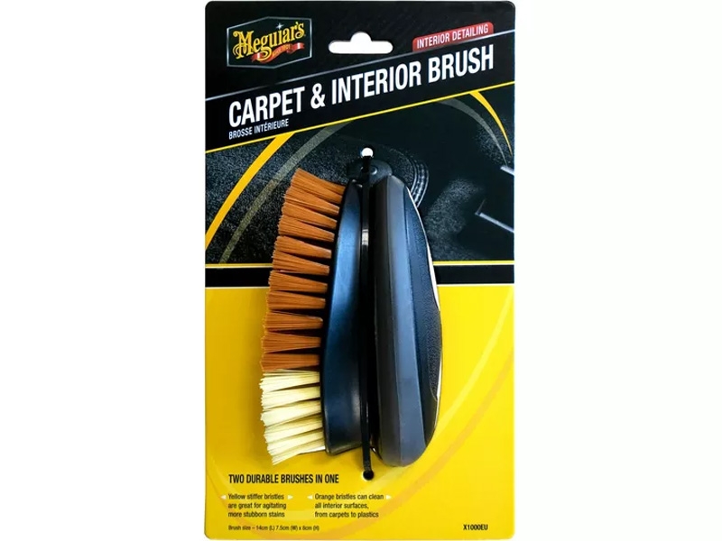 Meguiars Carpet & Interior Brush 2in1 Innenraumbürste / Polsterbürste