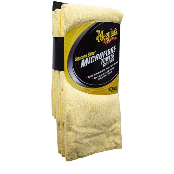 Meguiars Supreme Shine Microfibre Towel Mikrofasertuch 6er Pack ausgepackt