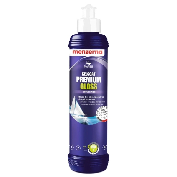 Menzerna Gelcoat Premium Gloss - Hochglanz Bootpolitur 250ml Menzerna Gelcoat Premium Gloss - Hochglanz Bootpolitur 250ml
