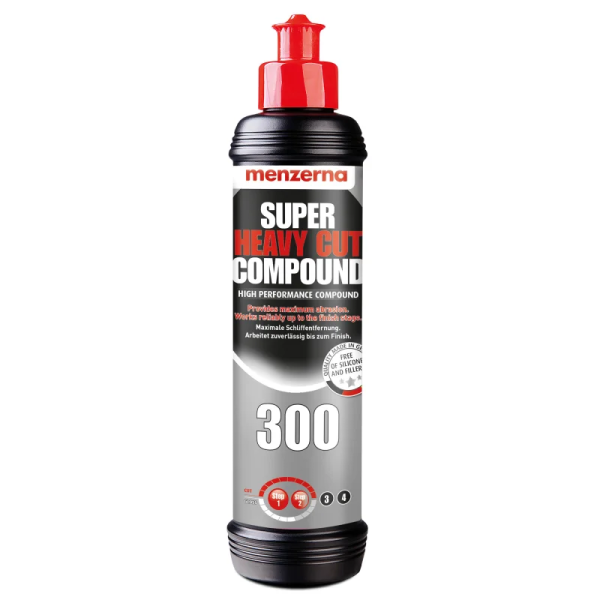 Menzerna Super Heavy Cut Compound 300 grobe Schleifpolitur 250ml Menzerna Super Heavy Cut Compound 300 grobe Schleifpolitur 250ml