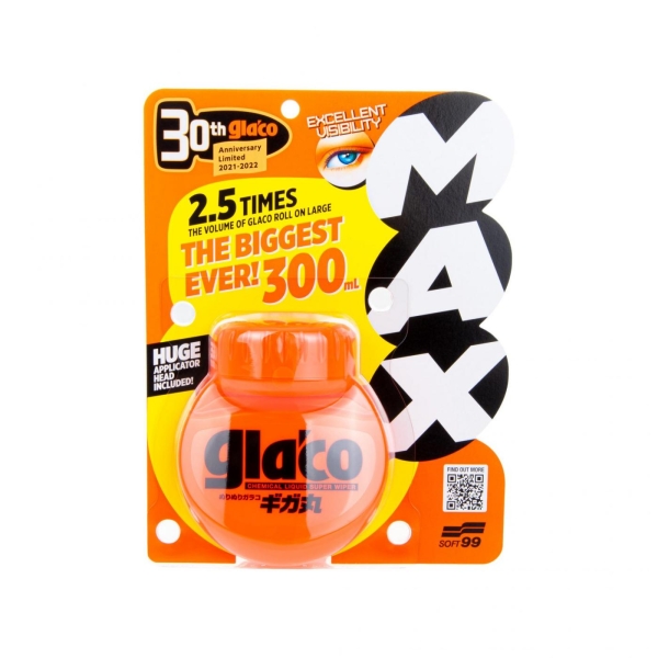 Soft99 Glaco Roll On MAX Scheibenversiegelung 300ml