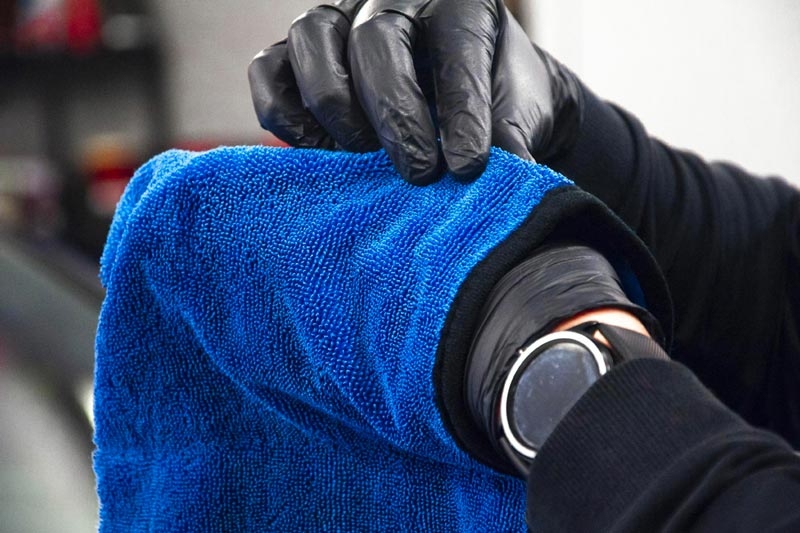 Soft99 Max Wash 4Pockets Format Cloth Trockenhandtuch Nahaufnahme