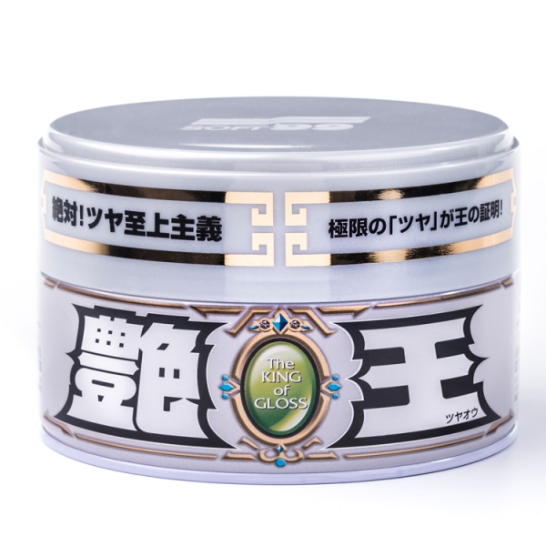 Soft99 The King of Gloss White Autowachs für helle Lacke 300g