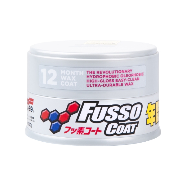 Soft99 Fusso Coat 12 Months Wax Light hartes Autowachs 200g + Speed & Barrier Quick Detailer 500ml Soft99 Fusso Coat 12 Months Wax Light hartes Autowachs 200g + Speed & Barrier Quick Detailer 500ml