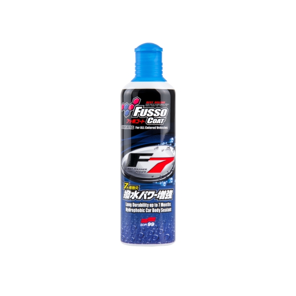 Soft99 Fusso Coat F7 Versiegelung Lackversiegelung + 2 Schwämme 300ml