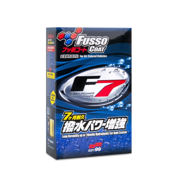 Soft99 Fusso Coat F7 Versiegelung Lackversiegelung + 2 Schwämme 300ml