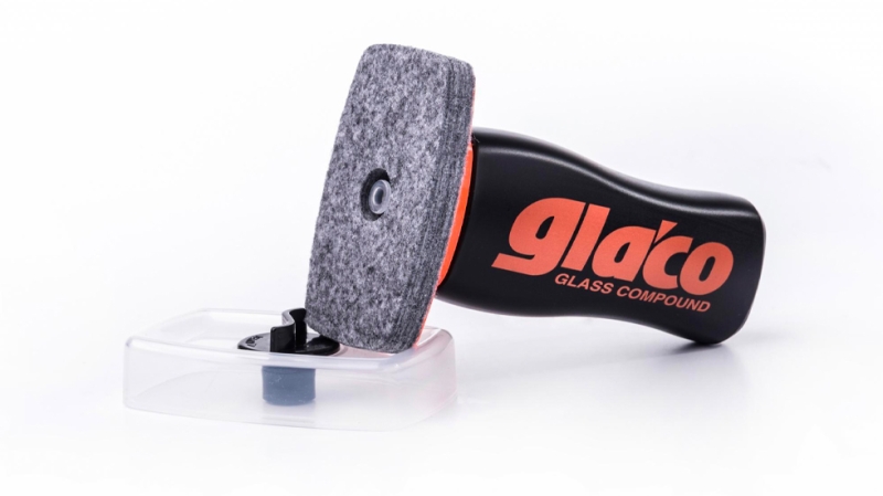 Soft99 Glaco Glass Compound Roll On Glaspolitur 100ml + Super Cloth Microfasertuch