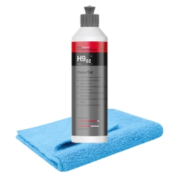 Koch Chemie Heavy Cut H9.02 grobe Schleifpolitur 250ml + Blue Breeze 2.0 Microfasertuch