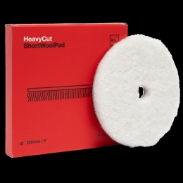Koch Chemie Heavy Cut Short Wool Pad Exzenter Lammfellpad 126mm