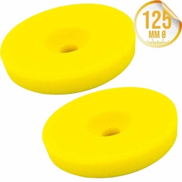 Liquid Elements Polierschwamm Centriforce 2 Medium Cut gelb 125mm 2er Set