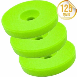 Liquid Elements Polierschwamm Centriforce V2 Soft Cut grün 125mm 3er Set
