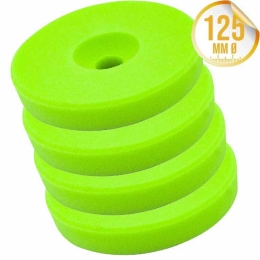 Liquid Elements Polierschwamm Centriforce V2 Soft Cut grün 125mm 4er Set