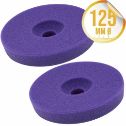 Liquid Elements Polierschwamm Centriforce V2 Sealing lila 125mm 2er Set