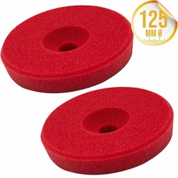 Liquid Elements Polierschwamm Centriforce 2 Heavy Cut rot 125mm 2er Set