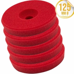 Liquid Elements Polierschwamm Centriforce 2 Heavy Cut rot 125mm 5er Set