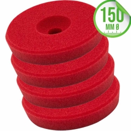 Liquid Elements Polierschwamm Centriforce 2 Heavy Cut rot 150mm 4er Set