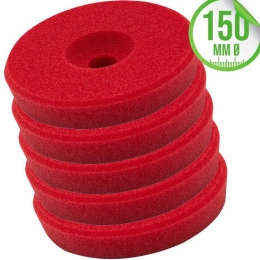 Liquid Elements Polierschwamm Centriforce 2 Heavy Cut rot 150mm 5er Set