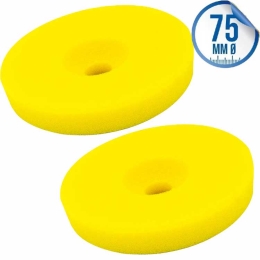 Liquid Elements Polierschwamm Centriforce 2 Medium Cut gelb 75mm 2er Set