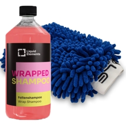 Chubby Waschhandschuh und Folienshampoo