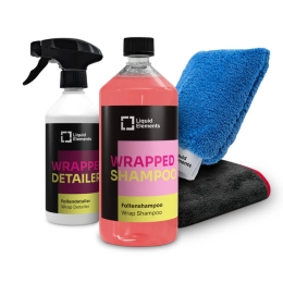 Folienshampoo, Foliendetailer, Waschhhandschuh, 1 Tuch