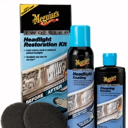 Meguiars Perfect Clarity Headlight Restoration Kit Packungsinhalt