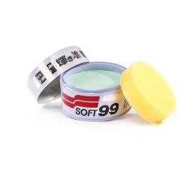 Soft99 Pearl & Metallicgeöffnete Dose mit Schwamm