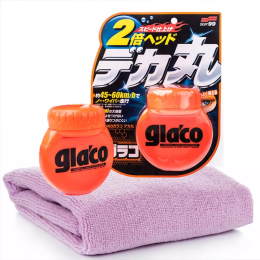 Soft99 Glaco Roll On Large Scheibenversiegelung 120ml + Super Cloth Mikrofasertuch